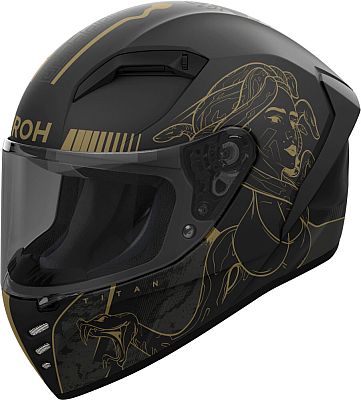 Airoh Connor Titan, Integralhelm - Matt Schwarz/Dunkelgrau/Gold - XXL Airoh Connor Titan, Integralhelm - Matt Schwarz/Dunkelgrau/Gold - XXL von Airoh
