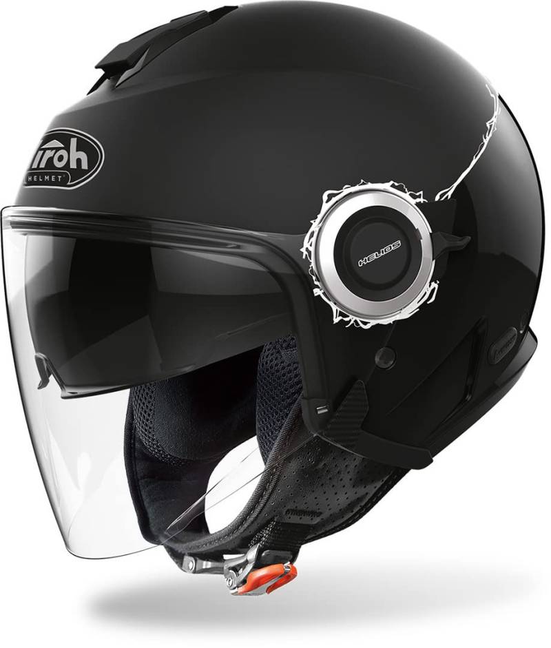 Airoh HELIOS FLUO BLACK GLOSS/MATT MC von MOTOTOPGUN