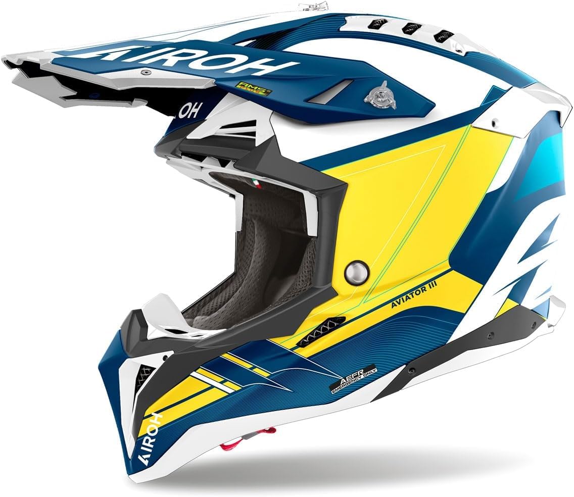 AIROH AVIATOR 3 SABER BLUE MATT S AIROH AVIATOR 3 SABER BLUE MATT S von AIROH