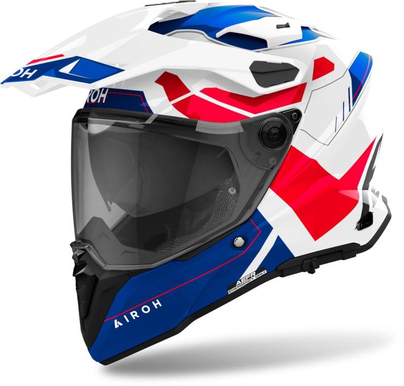 AIROH COMMANDER 2 REVEAL BLUE/RED GLOSS XL von AIROH