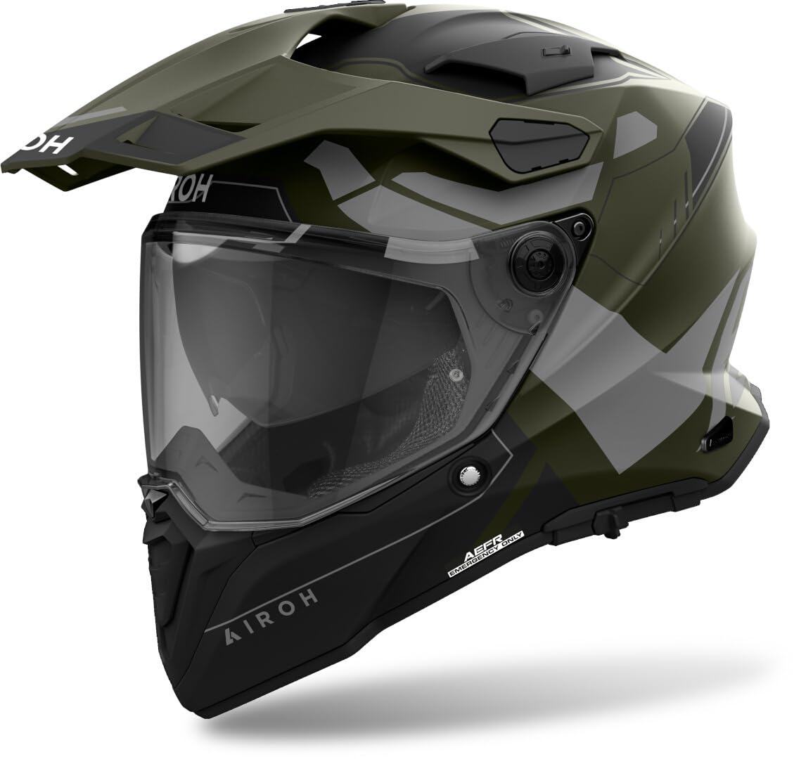 Airoh HELM COMMANDER 2 REVEAL MILITARY GREEN MATT XXL von Airoh