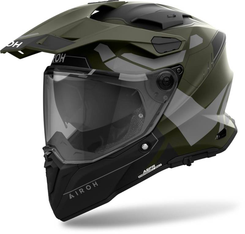AIROH COMMANDER 2 REVEAL MILITARY GREEN XXL von AIROH
