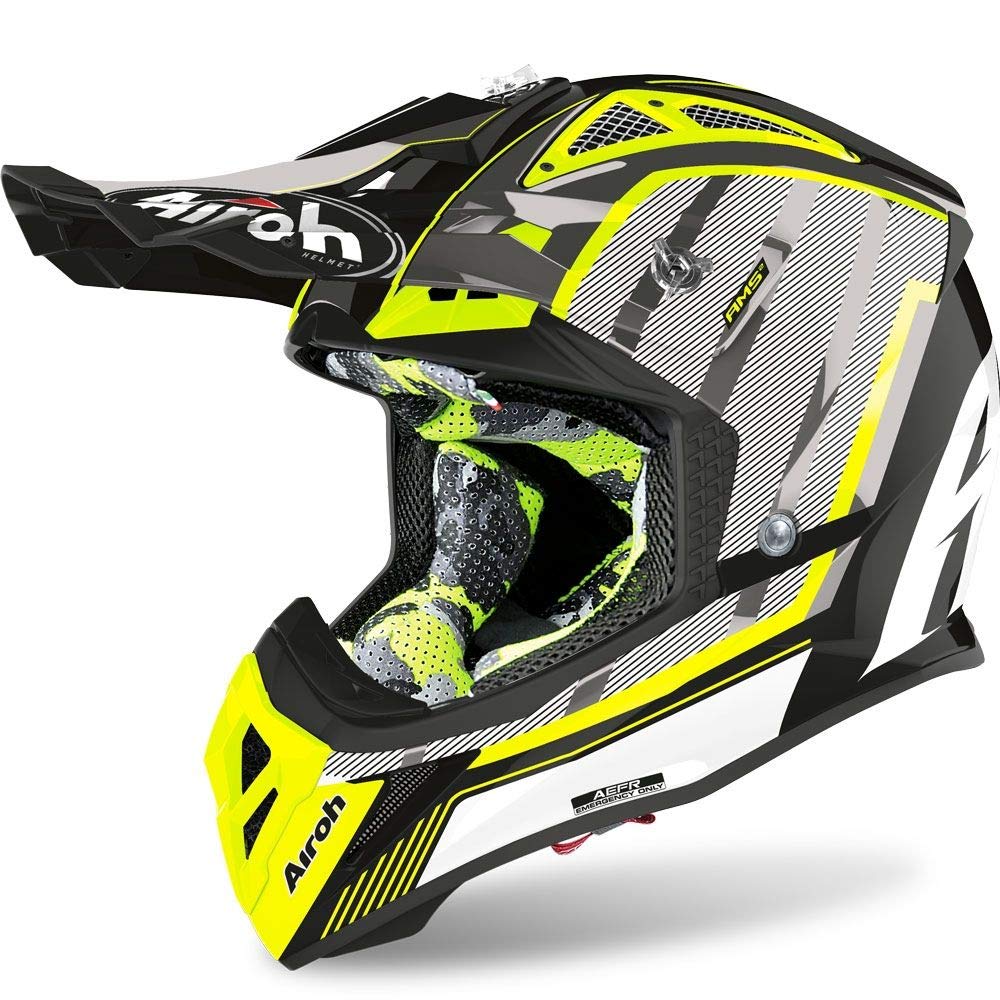 Airoh HELMET AVIATOR 2.3 AMS2 GLOW CHROME YELLOW XL Airoh HELMET AVIATOR 2.3 AMS2 GLOW CHROME YELLOW XL von Airoh