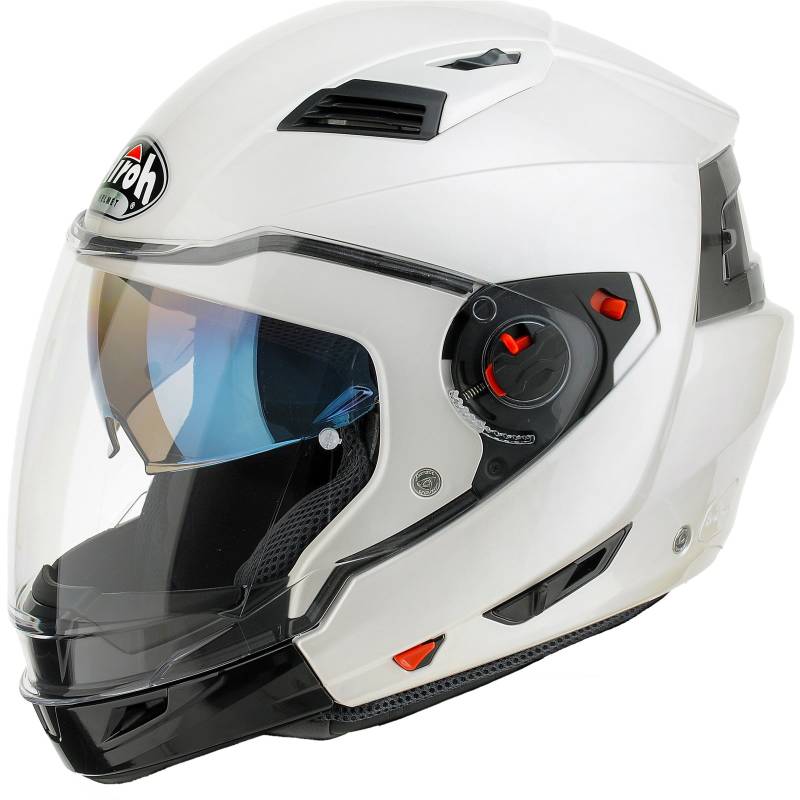 Airoh Helm Crossover Executive Color mit Doppel Visier M weiàŸ von Airoh