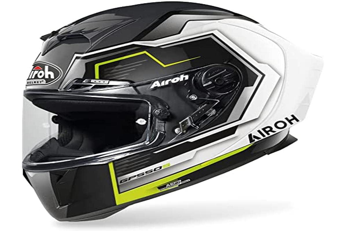 Airoh Helmet Gp550 S Rush White/Yellow Gloss von Airoh