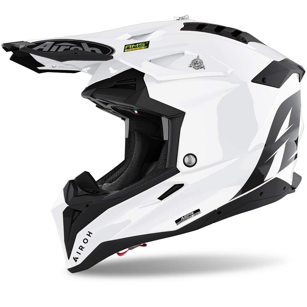 Airoh Helmet Aviator 3 Color White Gloss M von Airoh