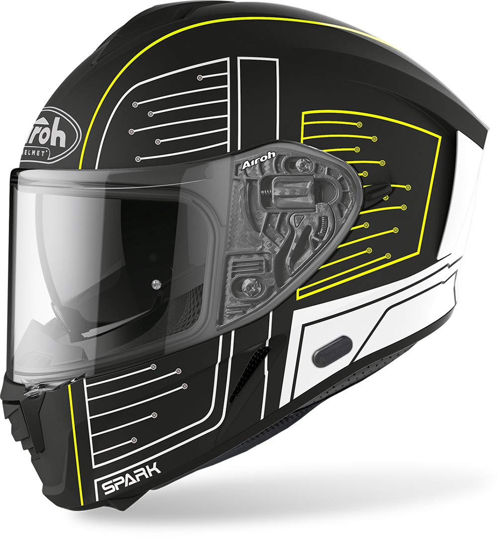 Airoh Helmet Spark Cyrcuit Black Matt Xxl von Airoh