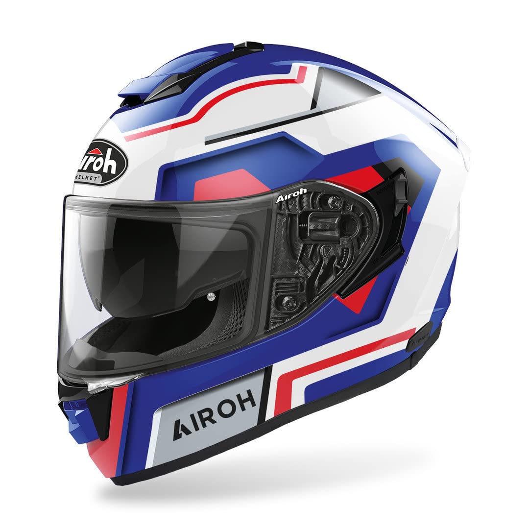 Airoh Helmet St501 Square Blue/Red Gloss von Airoh