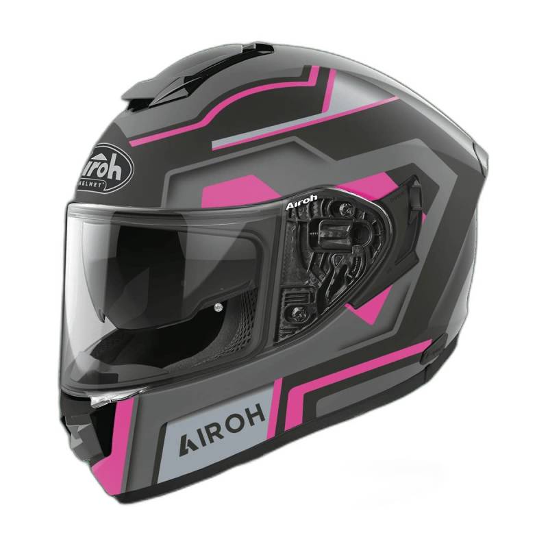 Airoh Helmet St501 Square Pink Matt von MOTOTOPGUN