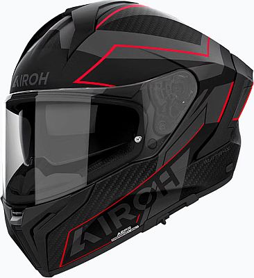Airoh Matryx Sentinel, Integralhelm - Matt Schwarz/Grau/Rot - M Airoh Matryx Sentinel, Integralhelm - Matt Schwarz/Grau/Rot - M von Airoh