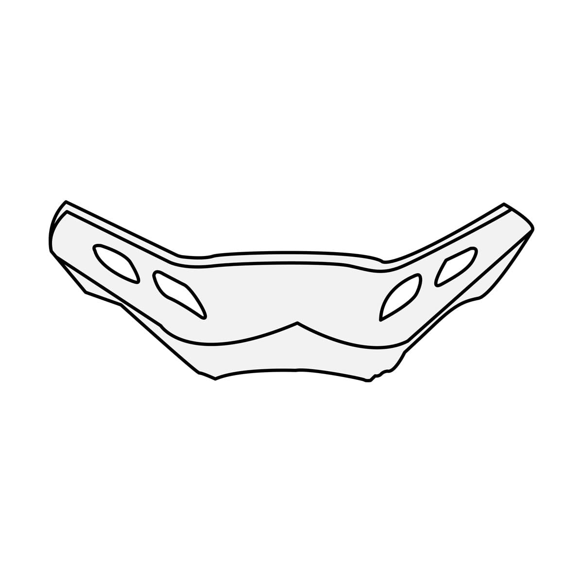 Airoh Nasenschutz Aviator 3, Weiß Airoh Nasenschutz Aviator 3, Weiß von Airoh