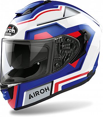 Airoh ST 501 Square, Integralhelm - Weiß/Blau/Rot - XXL von Airoh