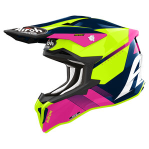 Airoh Strycker Blazer Crosshelm Blau Pink von Airoh