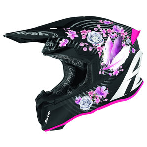 Airoh Twist 2.0 Mad Matt Crosshelm Schwarz Pink Weiss von Airoh