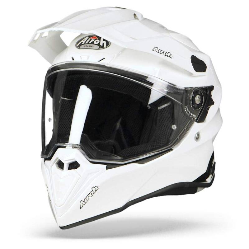 Airoh Unisex – Erwachsene Commander Helmet, Color White Gloss, L von Airoh