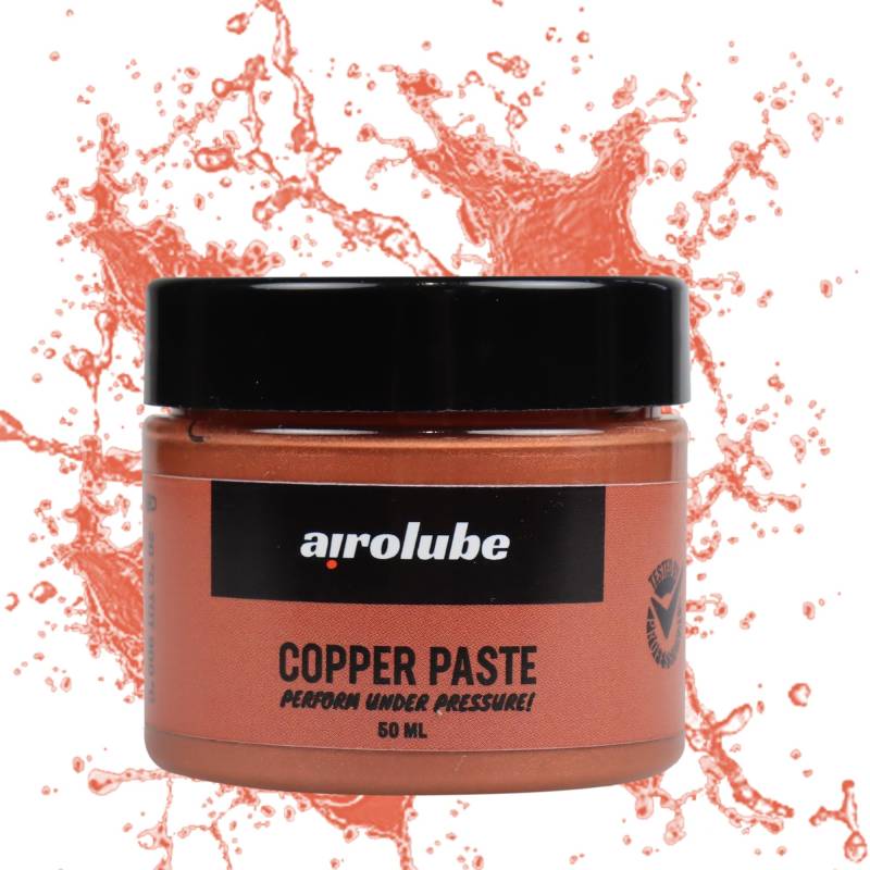 Airolube Kupferpaste - Kupfer Paste - Korrosionsschutz - Verhindert das Quietschen und Reißen von Teilen - Multifunktionale Paste für Teilemontage - 50ml von Airolube