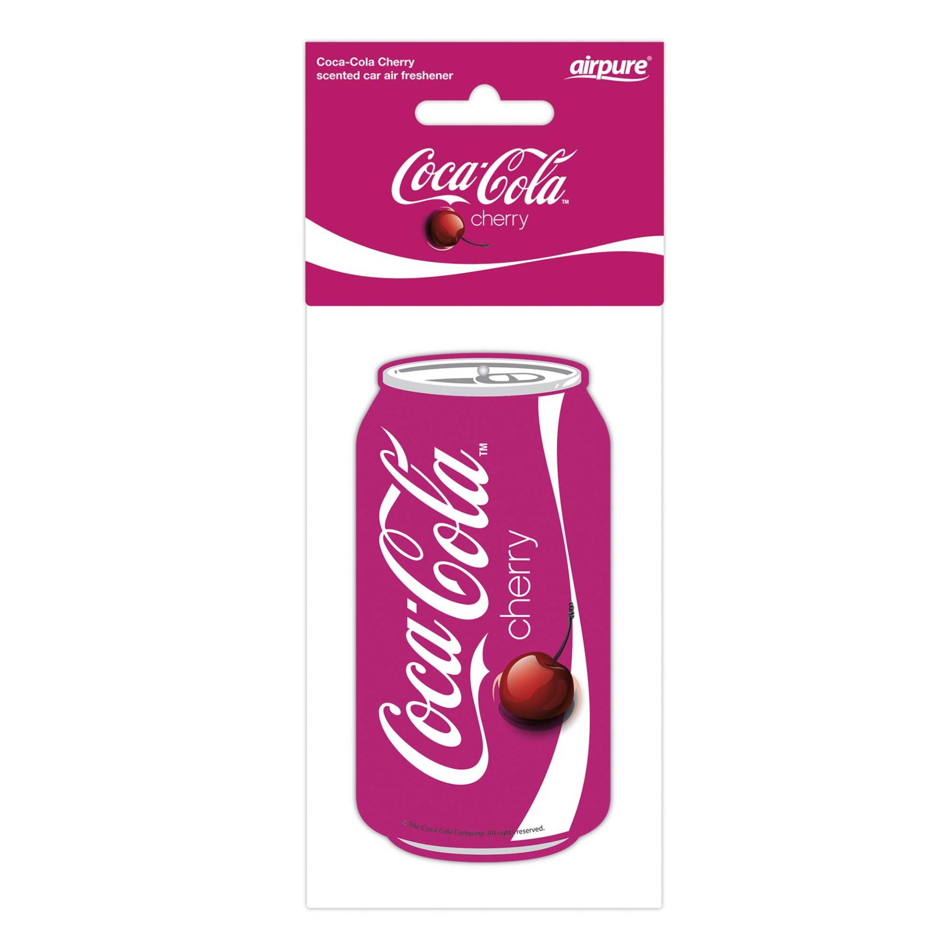 Airflair – Auto Lufterfrischer Coca Cola Cherry Dose – Autoduft für den Rückspiegel – Duftbaum bekämpft Gerüche im Innenraum & hinterlässt einen süßen Kirschcola-Duft bis zu 30 Tage von airpure