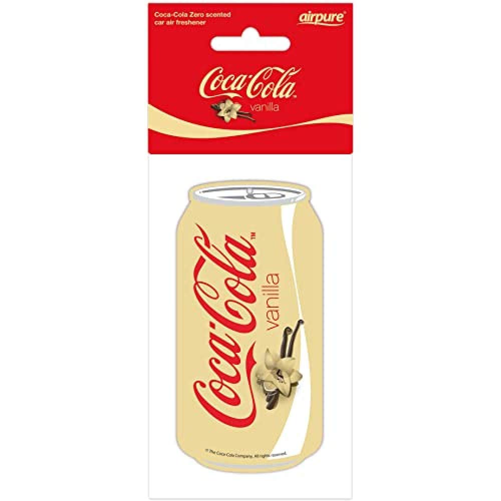 Airflair – Auto Lufterfrischer Coca Cola Vanilla Dose – Autoduft für den Rückspiegel – Duftbaum bekämpft Gerüche im Innenraum & hinterlässt einen süßen Vanillecola-Duft bis zu 30 Tage von airpure