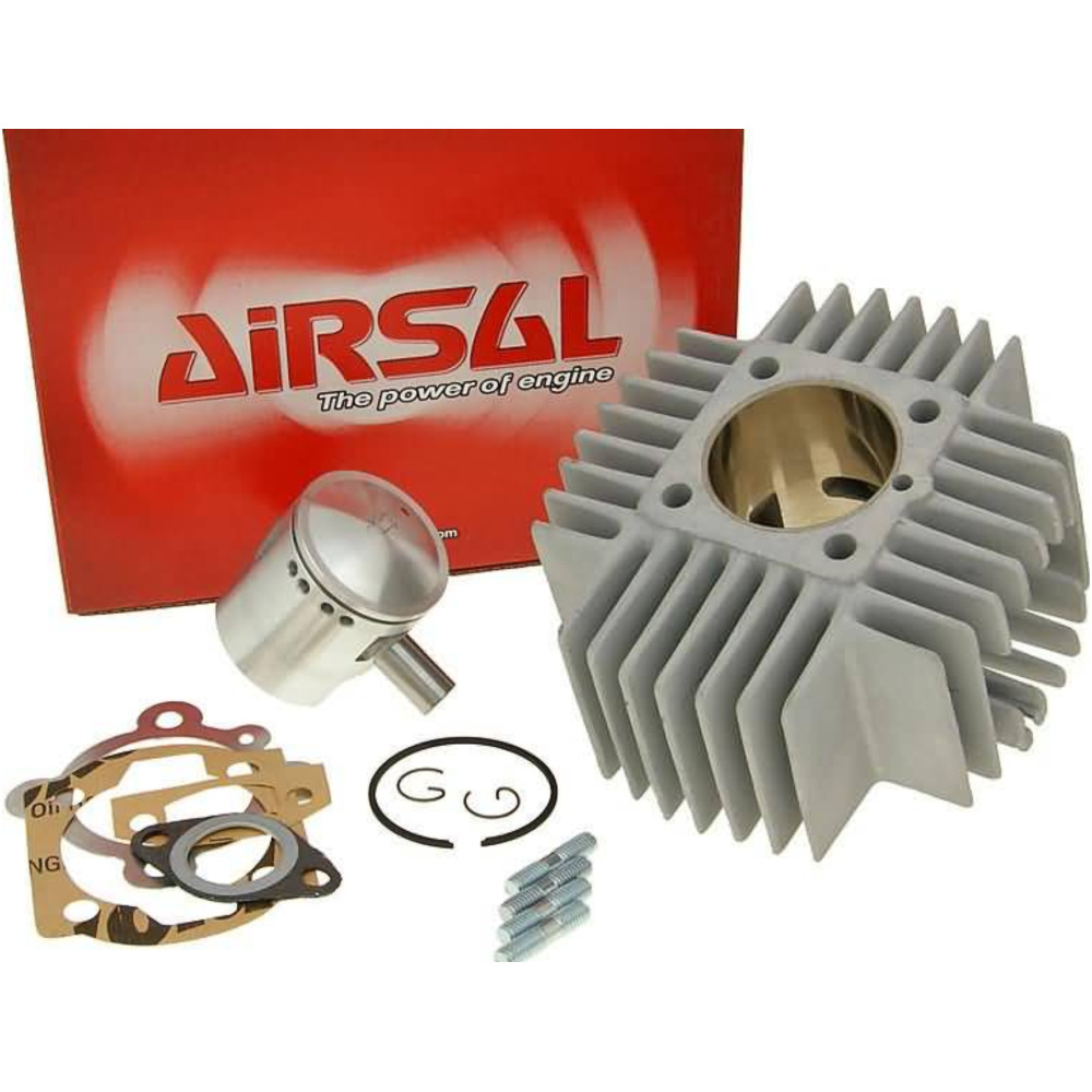 Zylindersatz zylinderkit airsal racing 68,4ccm 45mm für puch automatik, x30 mit kurzen kühlrippen as24801 von Airsal