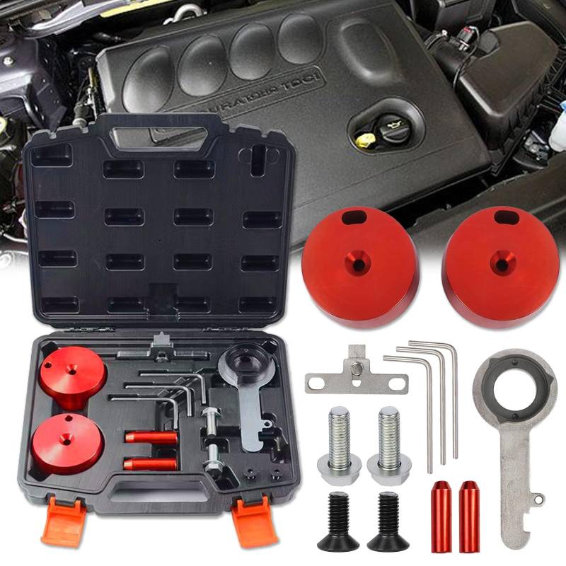 Aisny Kfz Motor Einstellwerkzeug, Motor Timing Tool Kit für Ford 2.0 TDCi Motor Nockenwelle Arretierwerkzeug Kfz Werkzeug für Ford Focus Transit S-Max 2.0 TDCi EcoBlue WT von Aisny