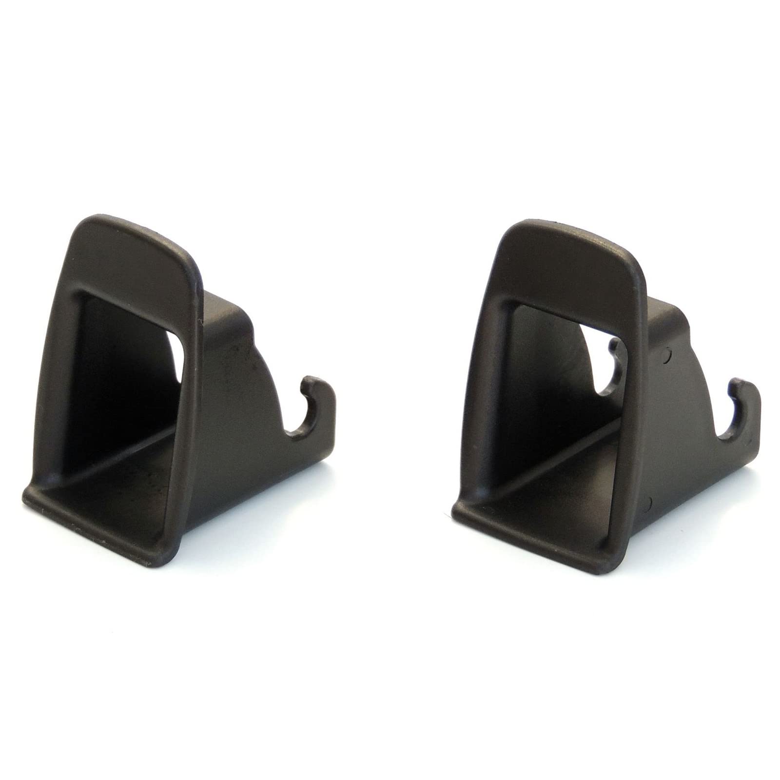 Aiuphing isofix einführhilfe, Unviersal Befestigungssysteme für Autositze, Schwarz (2 Stücke Schwarz) von Aiuphing