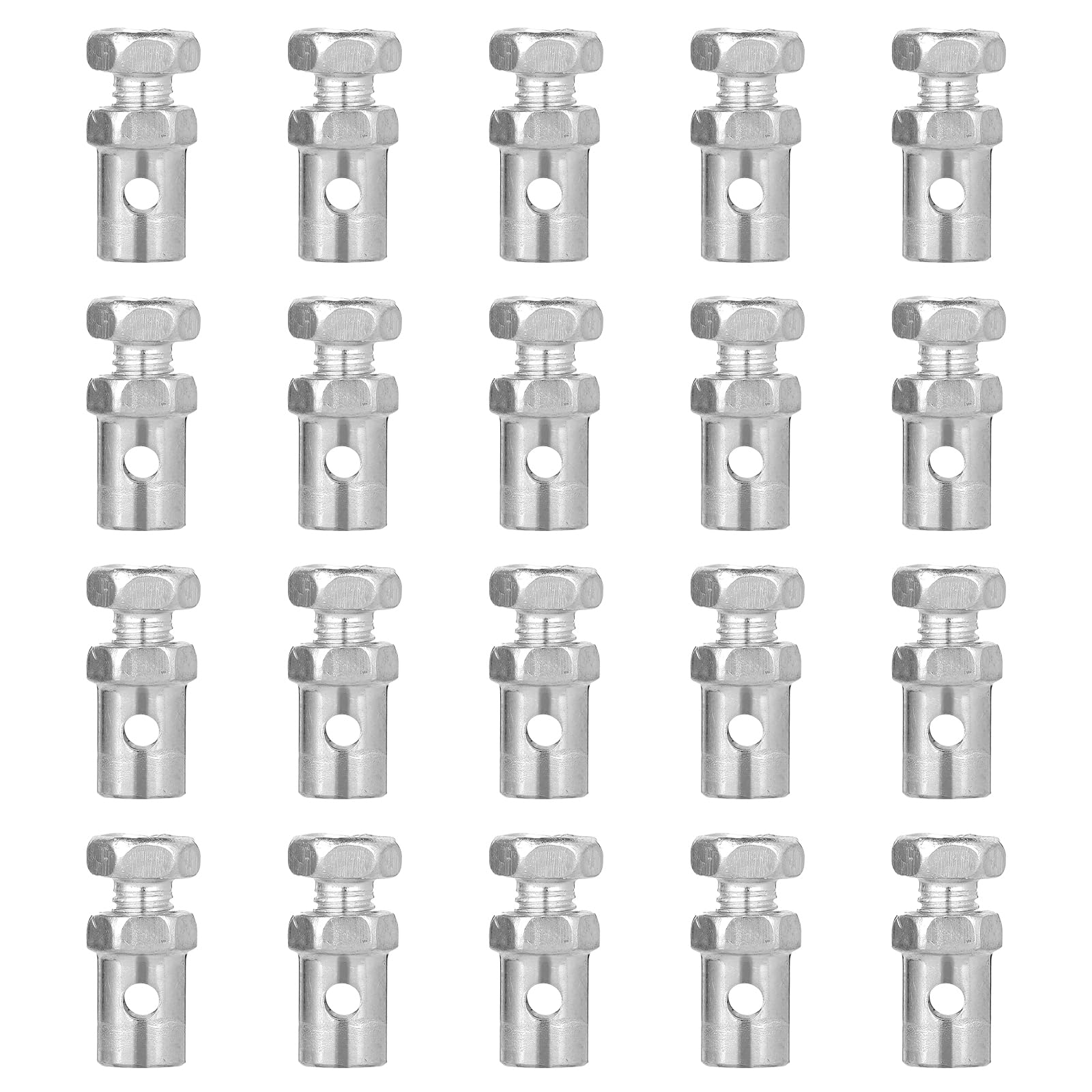 20 Stück 1/8-Zoll Schraubnippel Bremskabel Nippel Schrauben Kupplungsbrems Gaszugenden Schraubnippel Gaszug Nippel Schraubnippel Kabelstopper für Seilzug Fahrrad Go-Karts Motorräder Roller Rasenmäher von Aiyorse
