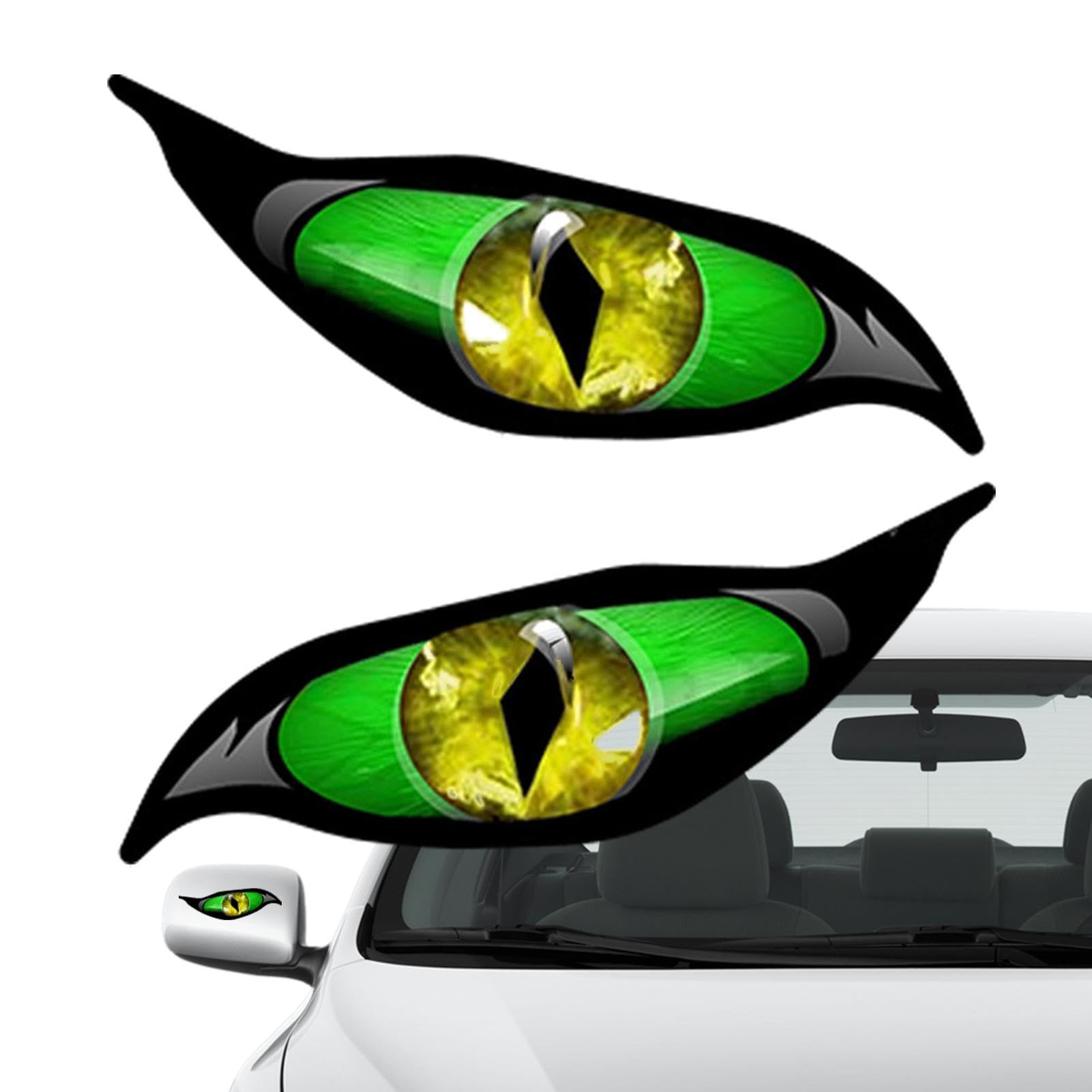 Aizuoni 2 Stück Auto Sticker, Augenaufkleber,Reflektierende Aufkleber-Spiegelabdeckung Mit Gruseligen Augen | Augen Scary Aufkleber Auto Kratzer Aufkleber Für Auto Aizuoni 2 Stück Auto Sticker, Augenaufkleber,Reflektierende Aufkleber-Spiegelabdeckung Mit Gruseligen Augen | Augen Scary Aufkleber Auto Kratzer Aufkleber Für Auto von Aizuoni