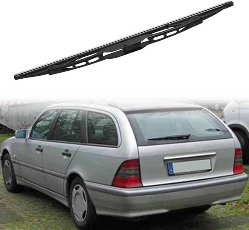 Scheibenwischer Hinten Ersatz, Hinterer Wischerblatt Wischerarm Geeignet für Benz C-Class W202 W203 1993-2007, Scheibenwischer Wischer Set von AjaxCat