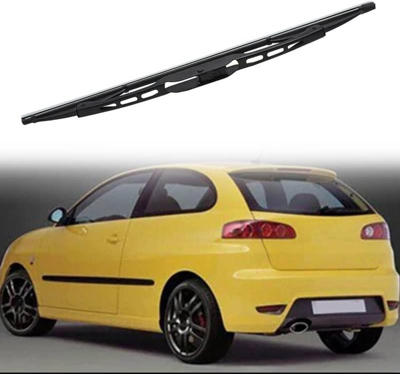 Scheibenwischer Hinten Ersatz, Hinterer Wischerblatt Wischerarm Geeignet für Seat Ibiza MK 3 6L Hatchback 2002-2005, Scheibenwischer Wischer Set von AjaxCat