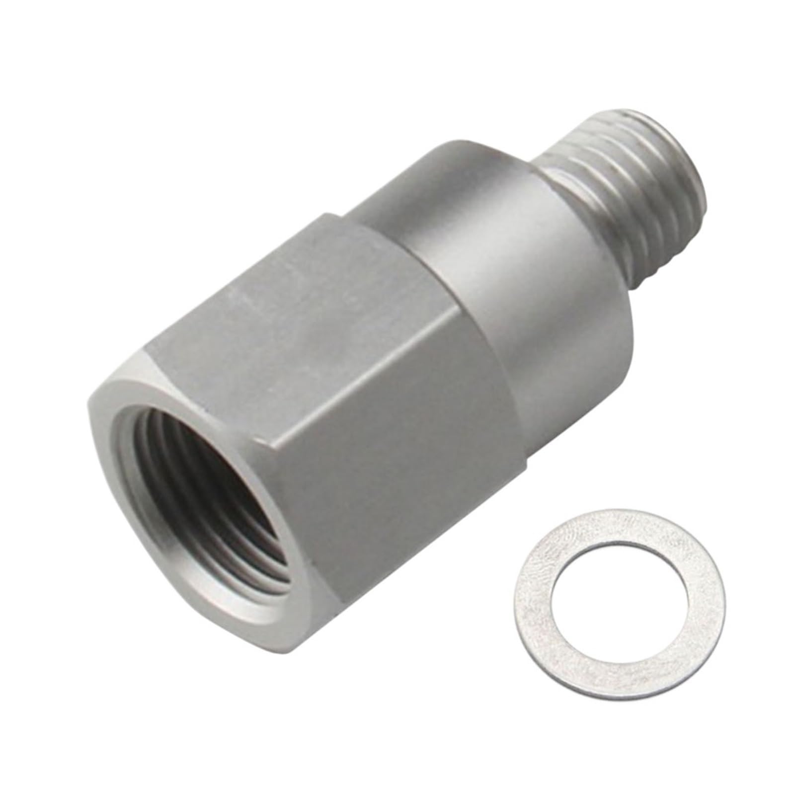 1 Stück M12x1.5 Bis 1/8 NPT, Kompatibel Mit LS Swap Gauge Sensor Adapterstecker Mit Unterlegscheibe, M16x1.5 Bis 1/8 NPT Motoröldrucksensor(M12 A) von Ajhui