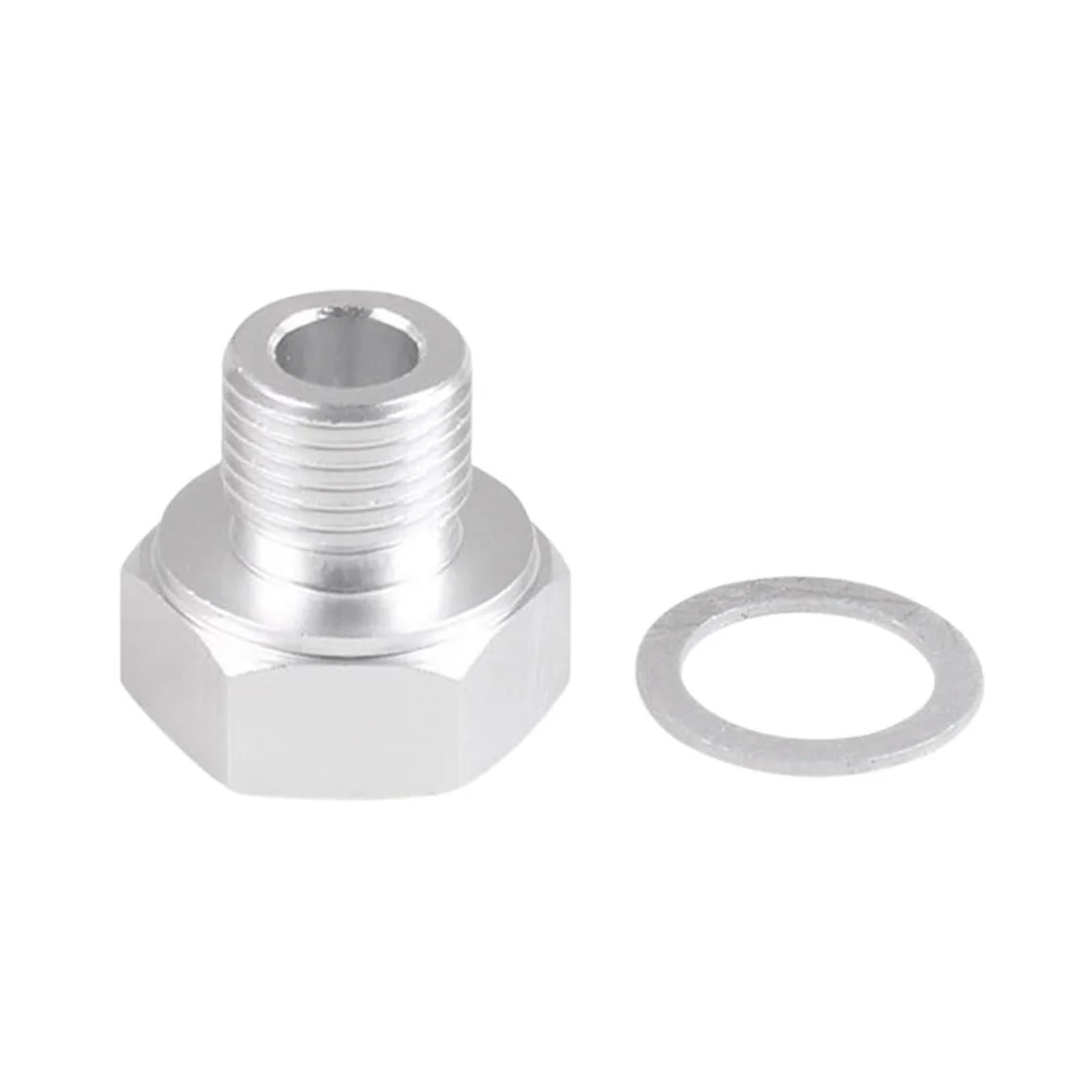 1 Stück M12x1.5 Bis 1/8 NPT, Kompatibel Mit LS Swap Gauge Sensor Adapterstecker Mit Unterlegscheibe, M16x1.5 Bis 1/8 NPT Motoröldrucksensor(M12 B) von Ajhui