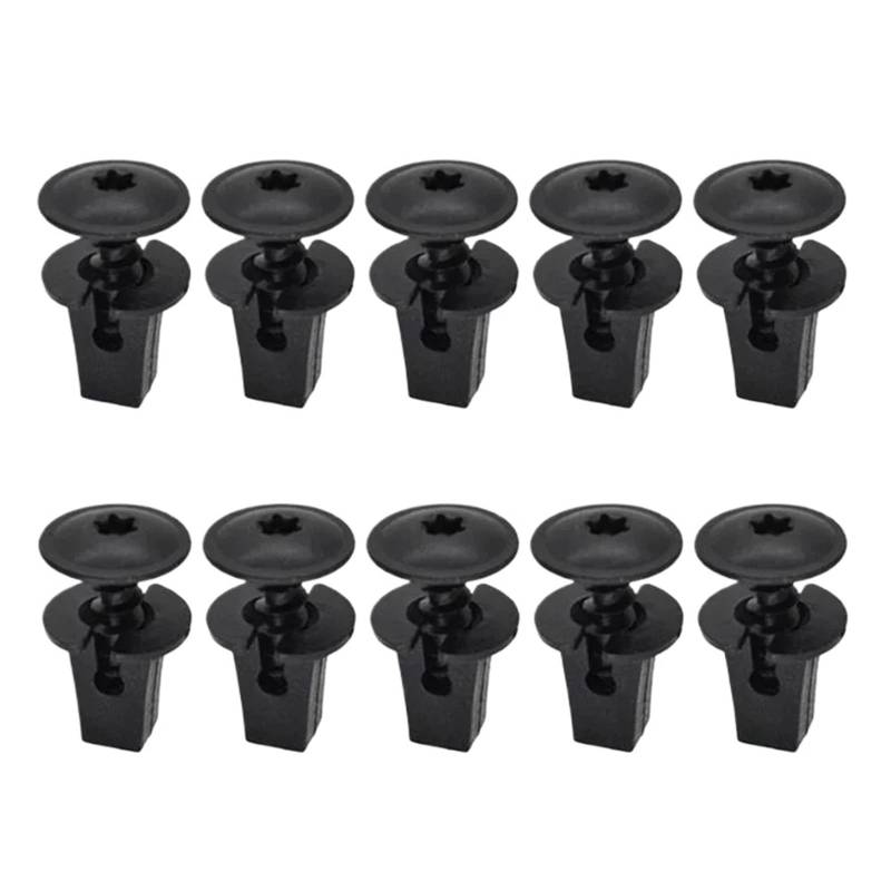 10 Teile/satz Motorabdeckung Unterboden Spritzschutz Radlauf Torx-schraube Halter Auto Futter Druckknopf Clip Bolzen N90974701 von Ajhui