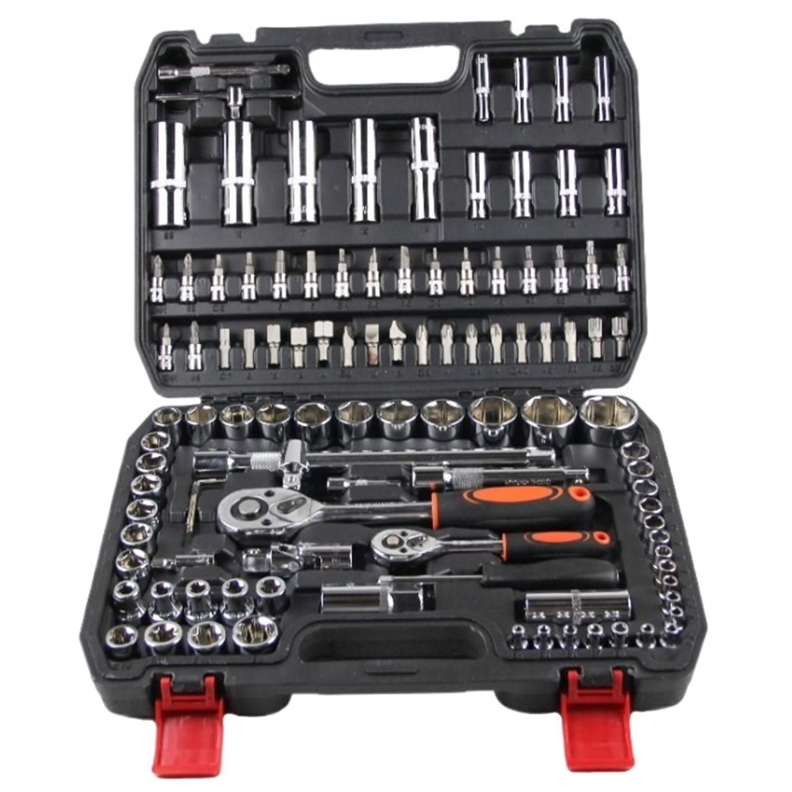 108PCS Kit Auto Reparatur Hand Werkzeug Sets Kombination Steckschlüssel Set Mit Kunststoff Toolbox 108PCS Kit Auto Reparatur Hand Werkzeug Sets Kombination Steckschlüssel Set Mit Kunststoff Toolbox von Ajhui
