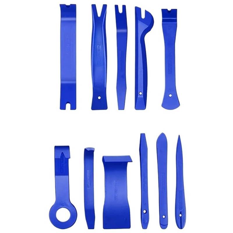 11-teiliges Auto-Trimm-Entfernungswerkzeug-Set, Clip-Zange, Verschluss-Entferner, Stereo-Hand-Demontagewerkzeuge von Ajhui