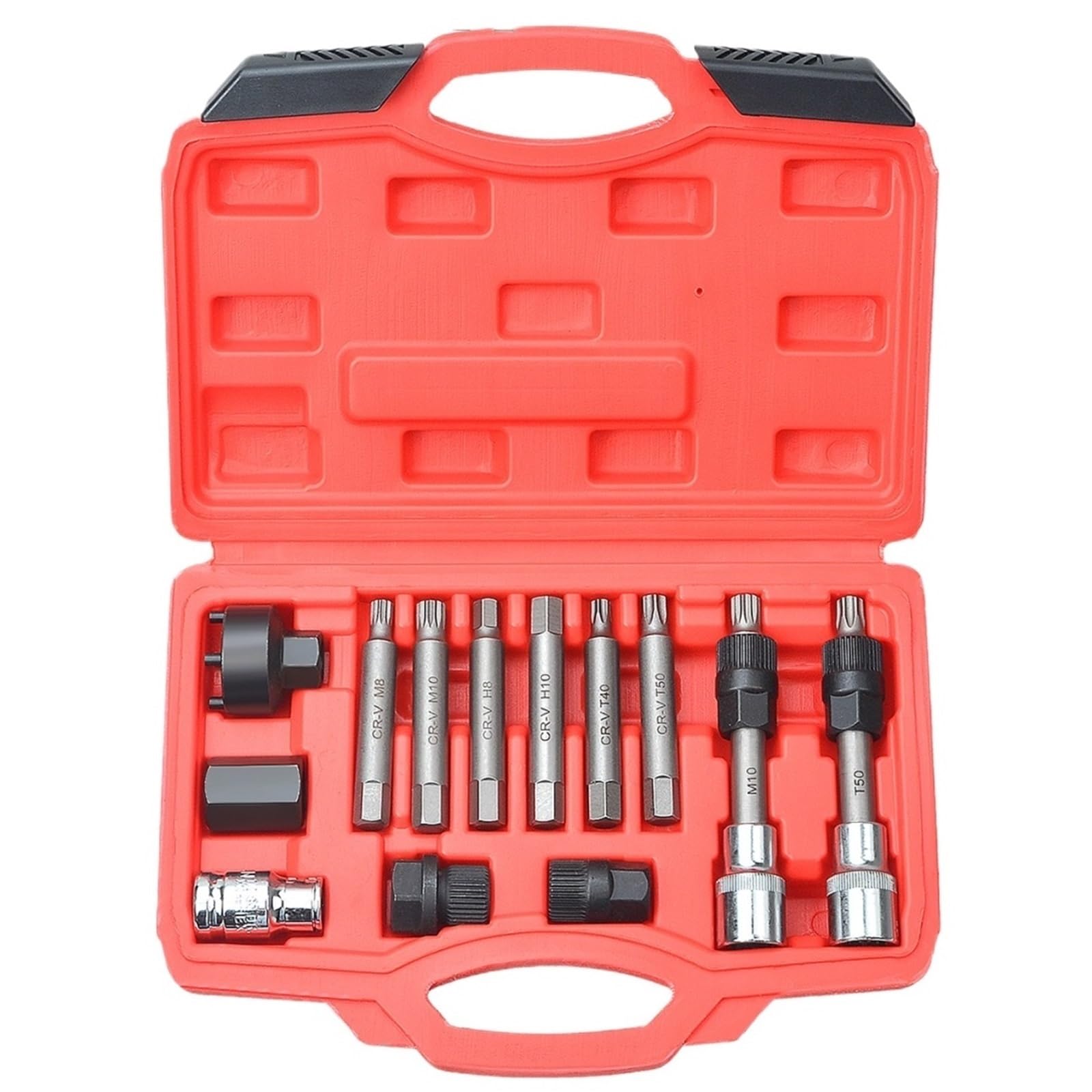 13-teiliges Set for Entfernen Der Lichtmaschinen-Freilaufriemenscheibe, Auto-Garage-Werkzeug 13-teiliges Set for Entfernen Der Lichtmaschinen-Freilaufriemenscheibe, Auto-Garage-Werkzeug von Ajhui