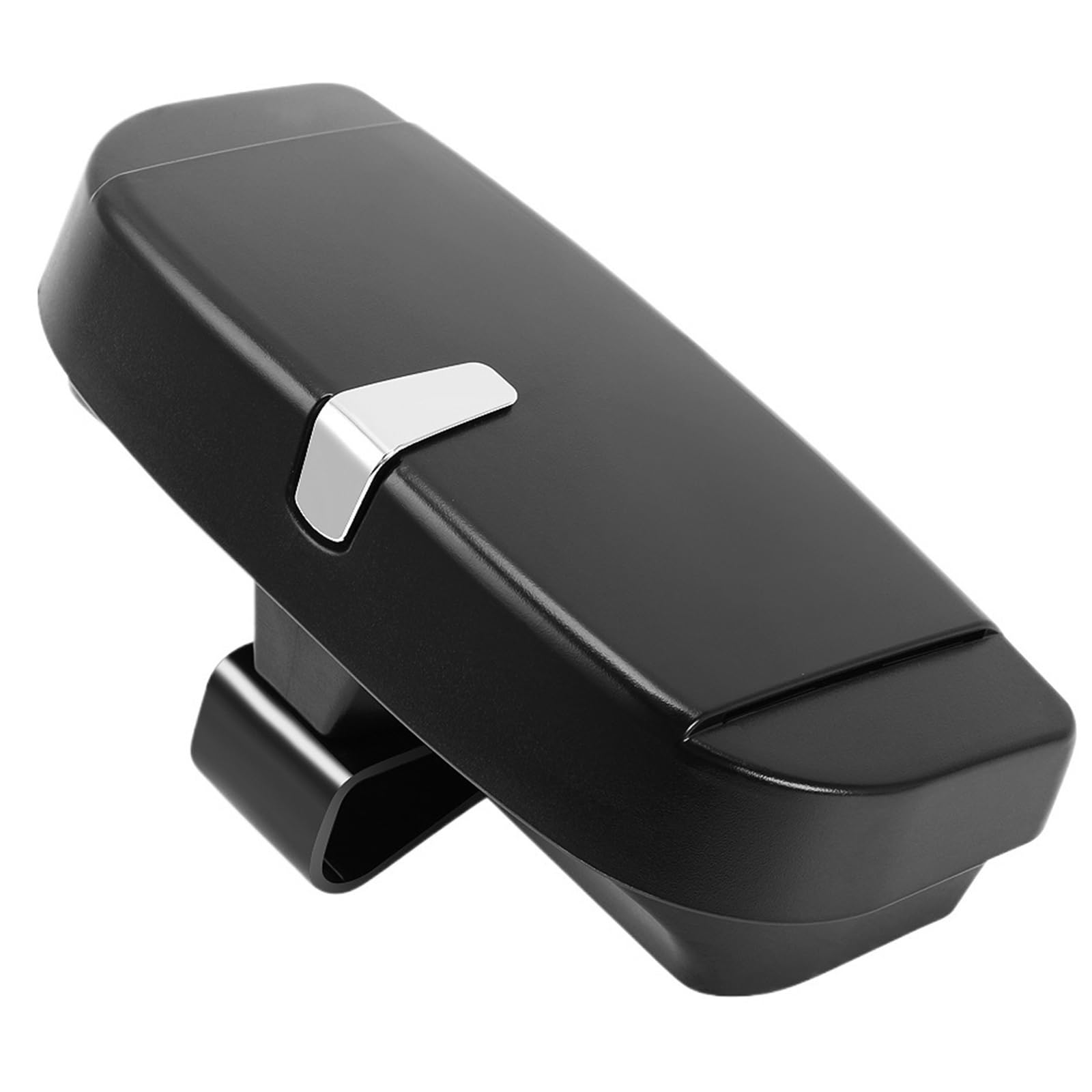 1Pcs Auto Gläser Box Lagerung Halter Sonnenbrille Fall Montieren Auto Innen Zubehör Visier Clip(Black) von Ajhui