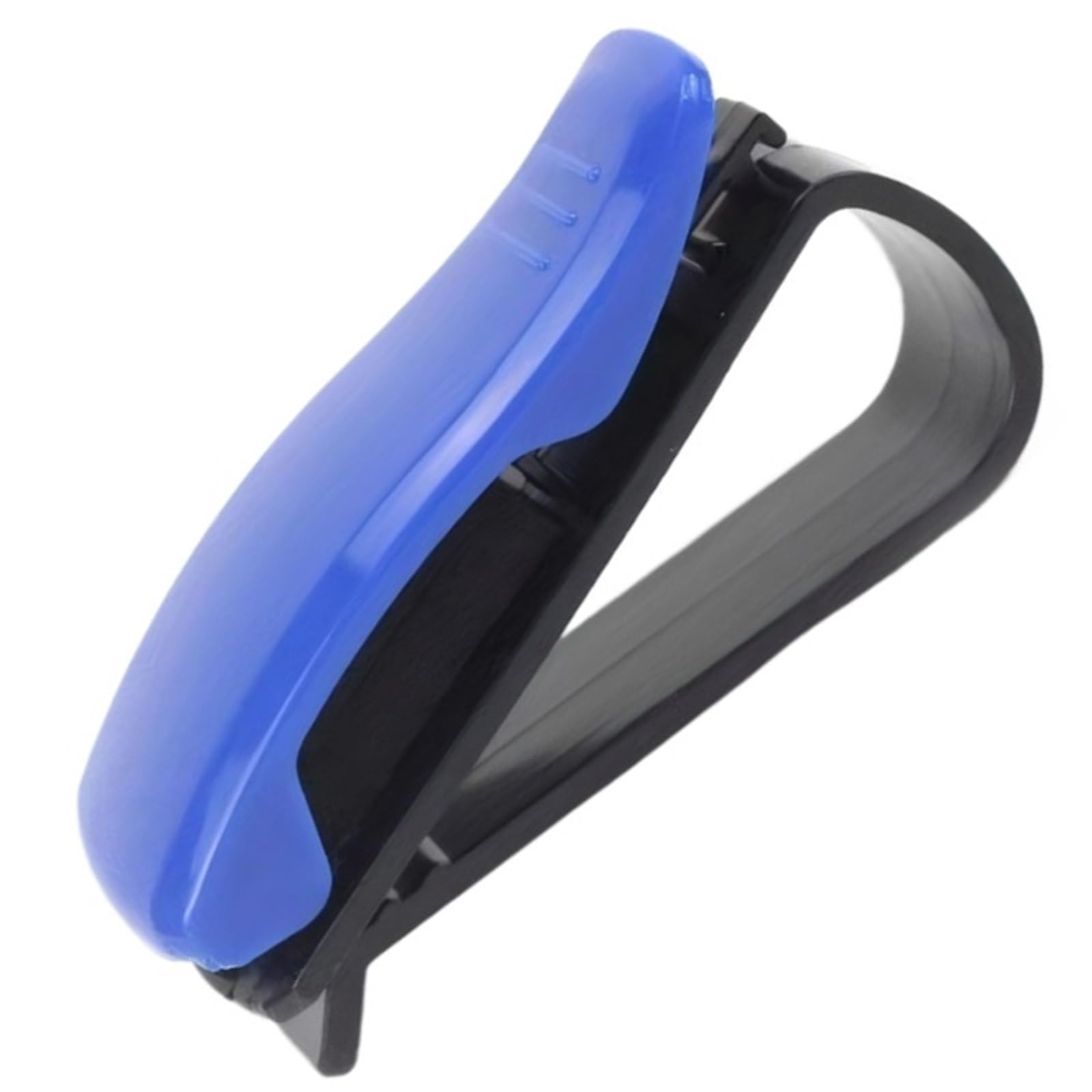 1Pcs Auto Sonnenblende Brillenbox Sonnenbrillen Clip Karte Tickethalter Stand Verschluss Fall Brillen Auto Zubehör(Blue) von Ajhui
