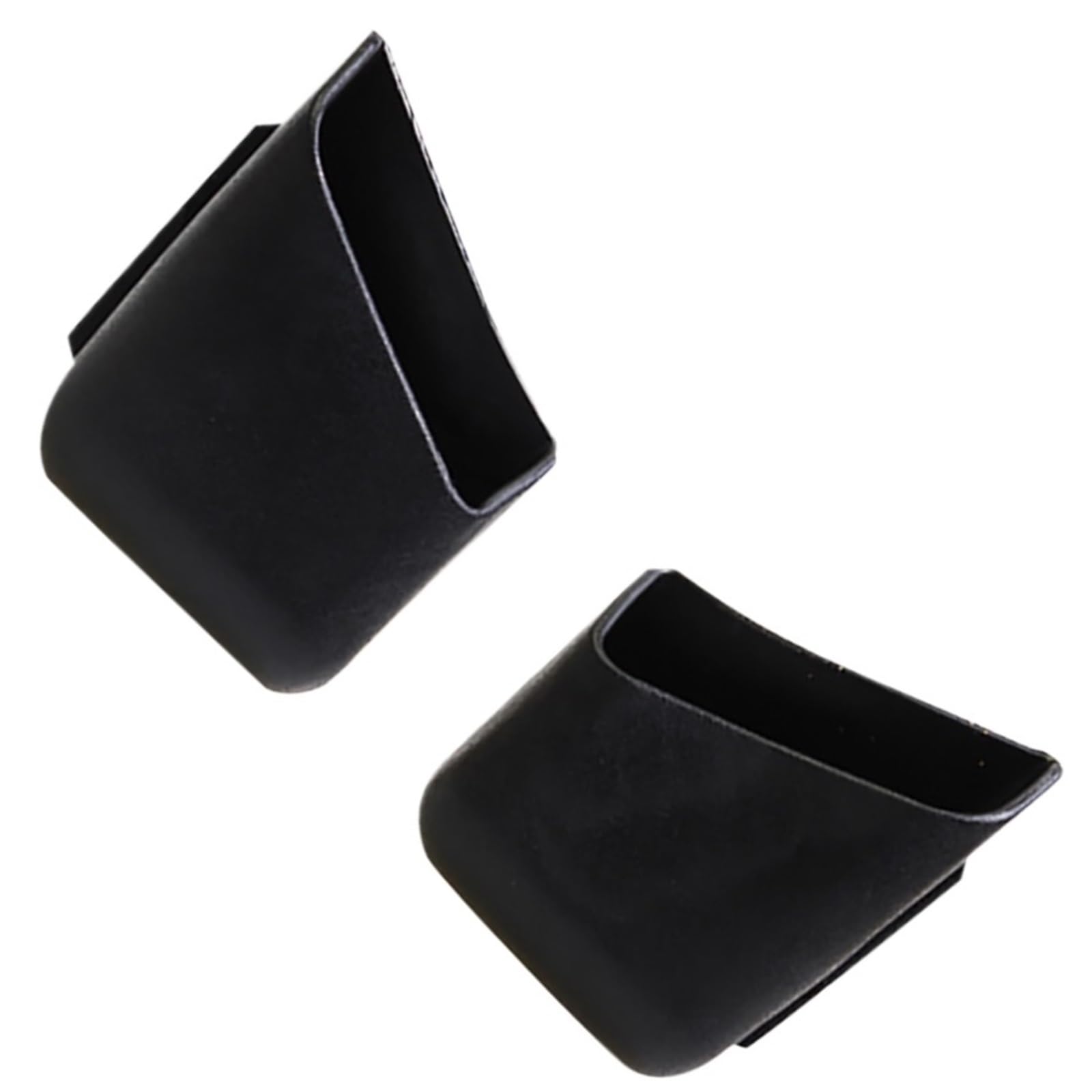 2Pcs Auto Auto Sonnenbrille Organizer Brillen Gläser Halter Zubehör Telefon Organizer Lagerung Boxen Halter Tasche(Black) von Ajhui
