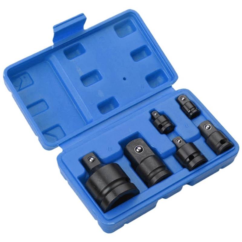 6-teiliges Stecknuss-Konverter-Adapter-Reduzierset, 1/2 Auf 3/8, 3/8 Auf 1/4, 3/4 Auf 1/2, Schlagstecknuss-Adapter for Fahrrad-Garage-Reparaturwerkzeug(Blue) von Ajhui