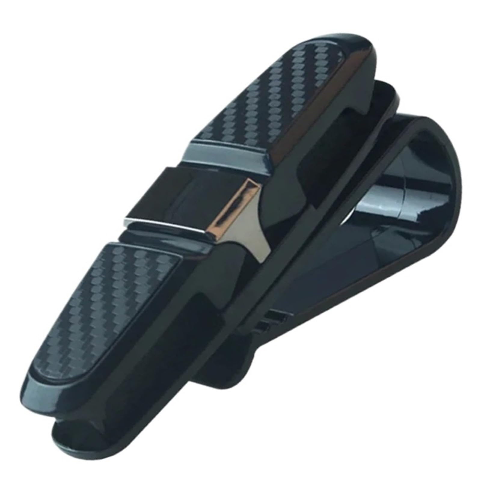 Auto-Brillenetui, Auto-Sonnenblende, Brillenhalter, Sonnenbrillenclip, Kartenhalter, Brillenzubehör, Autozubehör, Innenraum(Gray) von Ajhui