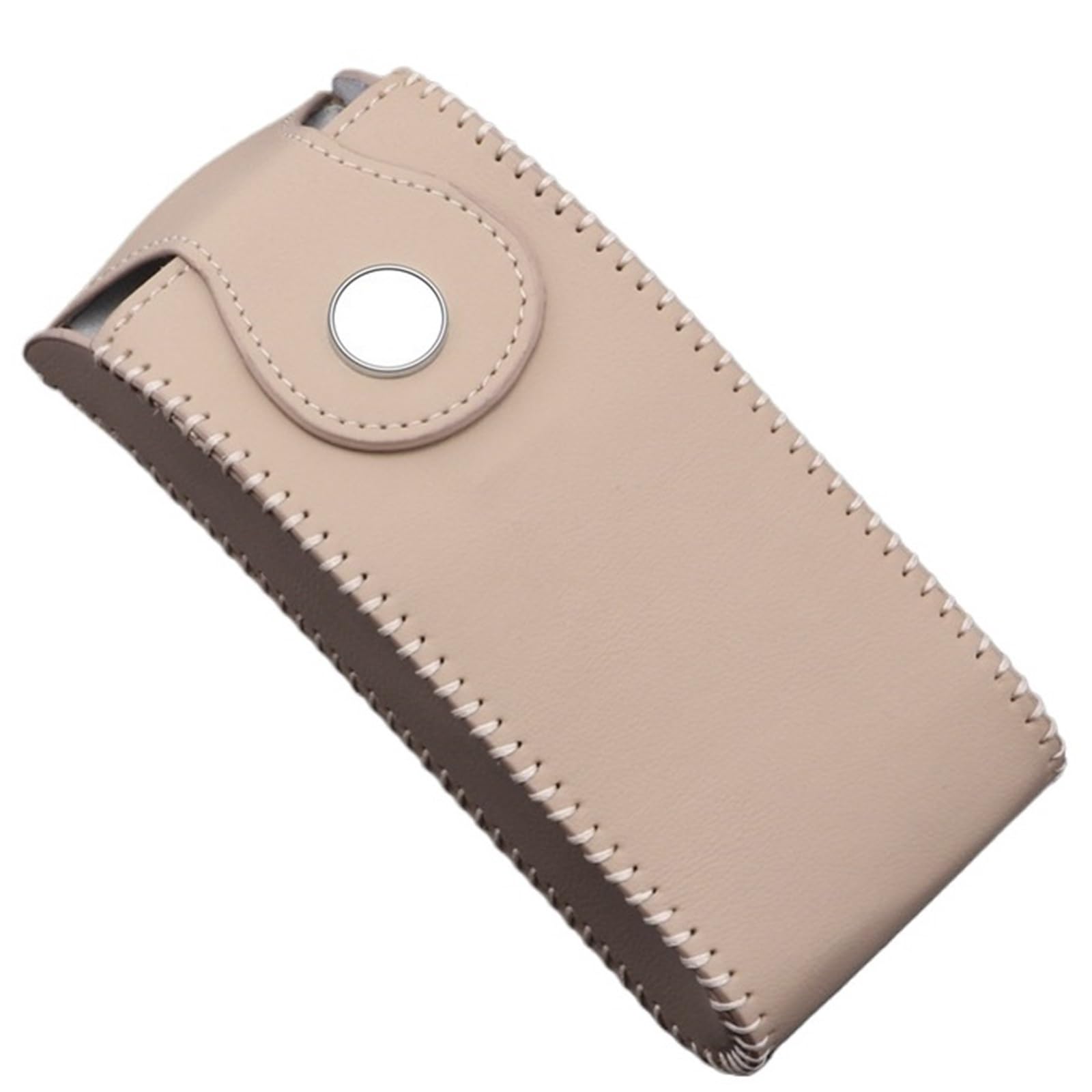 Auto-Sonnenblenden-Organizer-Tasche, Auto-Glas-Aufbewahrungshalter, Auto-Styling-Kartenhalter, Sonnenschutztasche, Brillenetui(Beige) von Ajhui