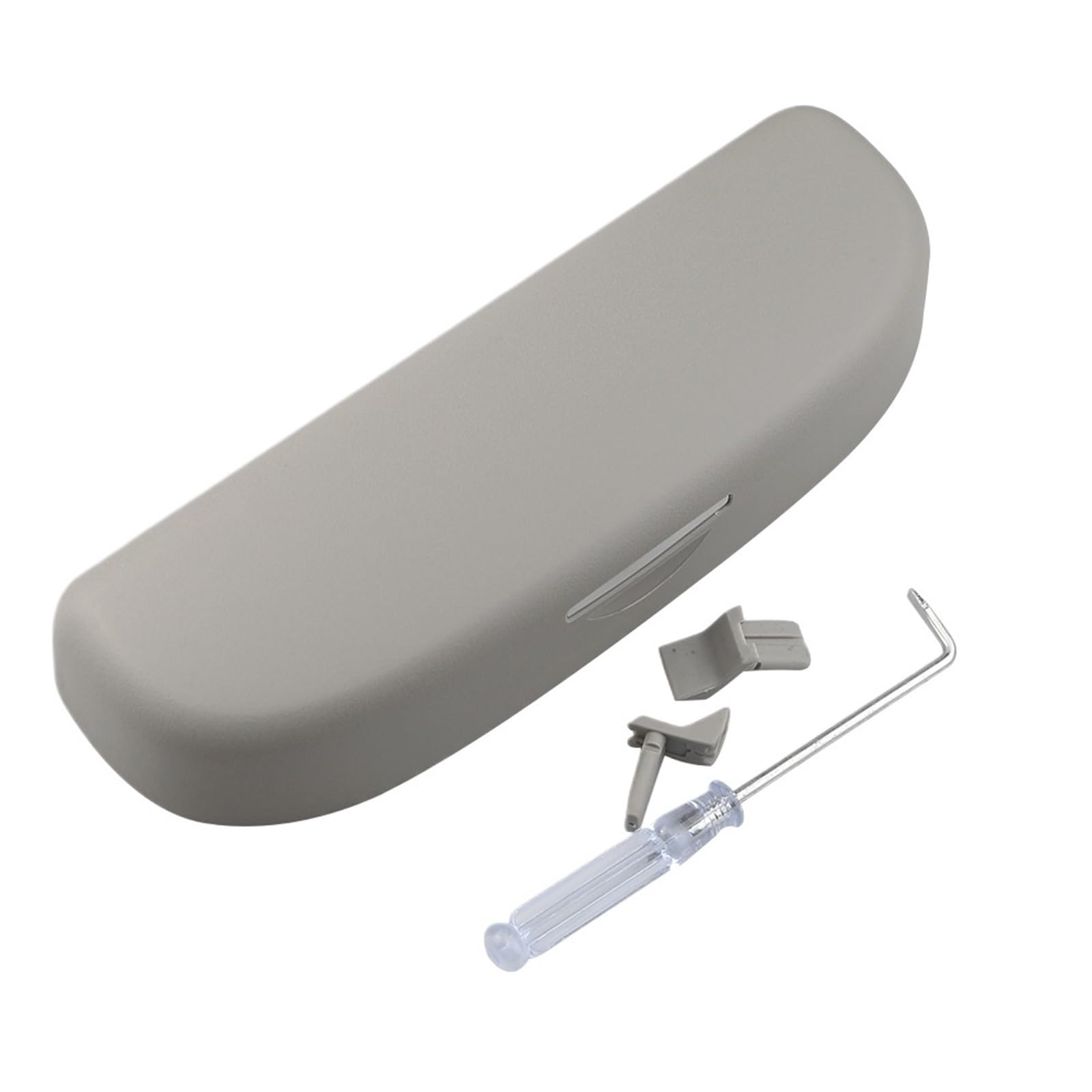 Auto-Sonnenbrillen-Aufbewahrungsbox for Brillen, Kompatibel Mit CHR Camry IZOA Highlander-Zubehör 2011–2022(Gray) von Ajhui