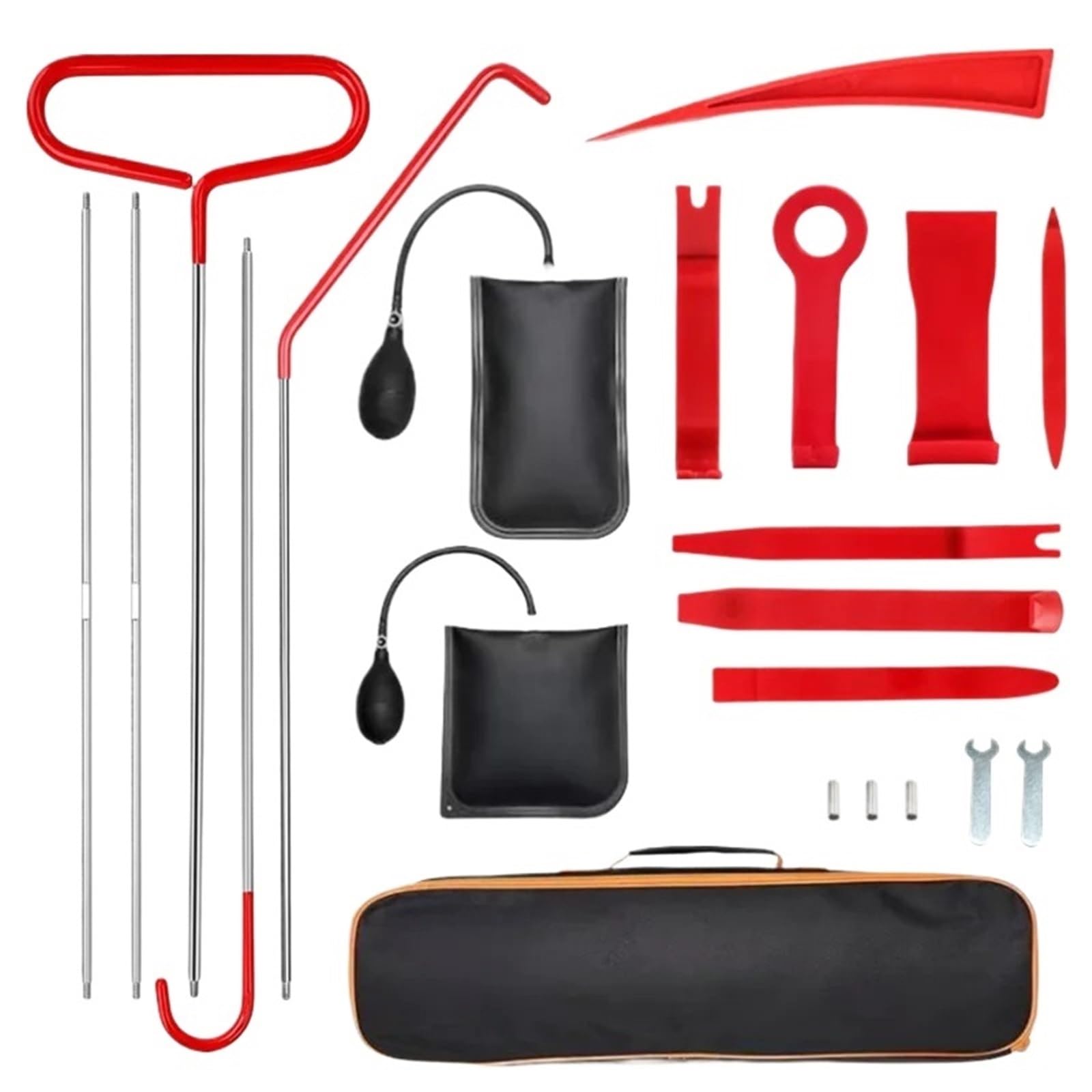 Autotür-Reparatur-Handwerkzeuge Keilpumpe Verdicktes Kit Luftkissen Notfall Öffnen Entriegeln Langer Reichweite Grabber Werkzeugsatz Autotür-Reparatur-Handwerkzeuge Keilpumpe Verdicktes Kit Luftkissen Notfall Öffnen Entriegeln Langer Reichweite Grabber Werkzeugsatz von Ajhui