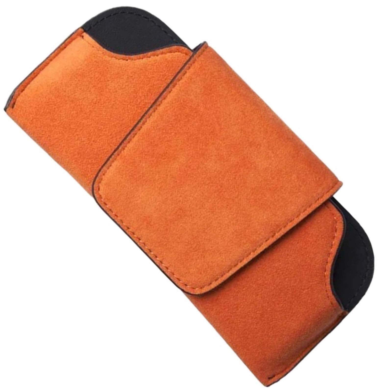 Brillenetui Fürs Auto, Brillenhalter for Sonnenblenden, Sonnenbrillenclip, Kartenhalter, Tickethalter, Multifunktional, Aufbewahrung Von Autozubehör(Orange) von Ajhui