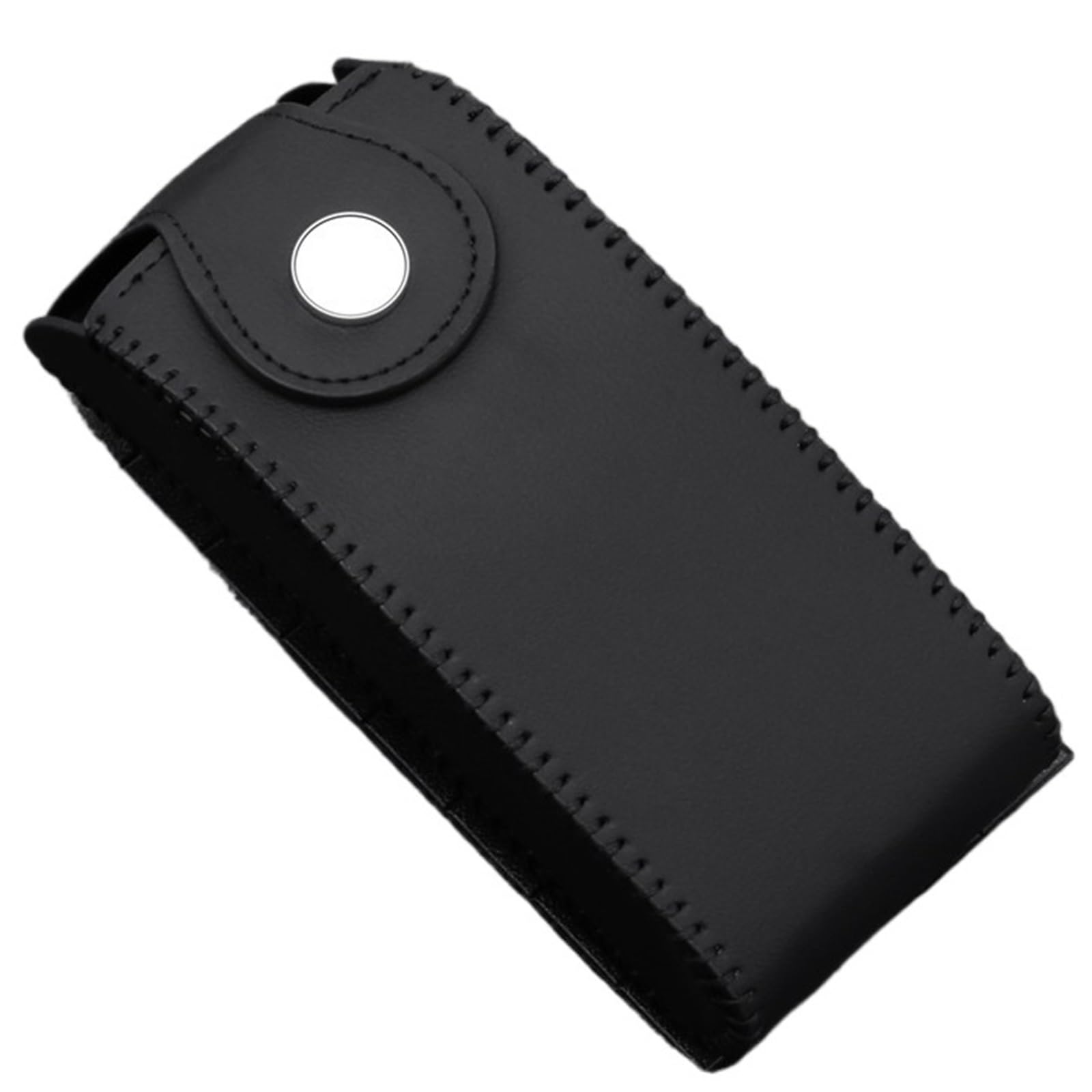 Leder-Sonnenblendentasche Fürs Auto, Organizer-Tasche for Autogläser, Aufbewahrungshalter, Auto-Styling, Kartenhalter, Sonnenschutztasche, Brillenetui(Black) von Ajhui