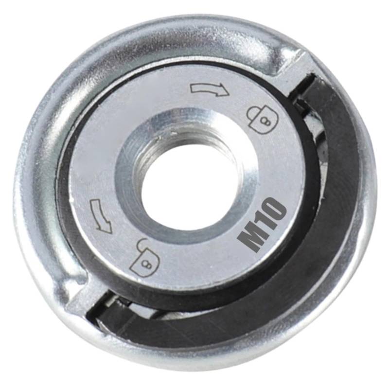 M10 Schnellspanner Selbstsichernde Schleifmaschine Pressplatte Flanschmutter Kraftspannfutter Verzinktes Elektrowerkzeug von Ajhui