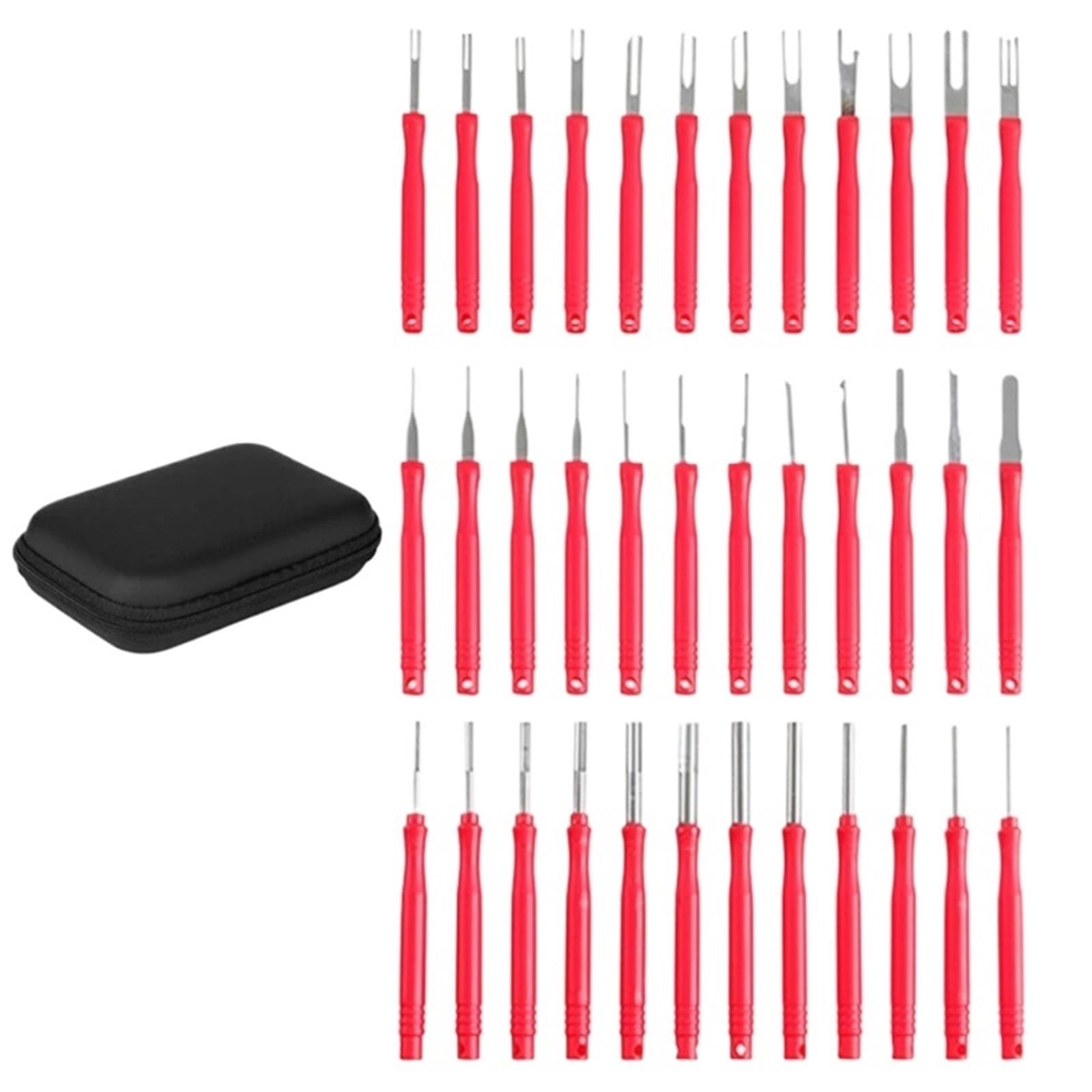 Terminal Removal Tool Set, Reparatur Entfernung Werkzeug, Draht ConnectorTerminal Pin Extractor for Die Meisten ConnectorTerminal H9EE Terminal Removal Tool Set, Reparatur Entfernung Werkzeug, Draht ConnectorTerminal Pin Extractor for Die Meisten ConnectorTerminal H9EE von Ajhui