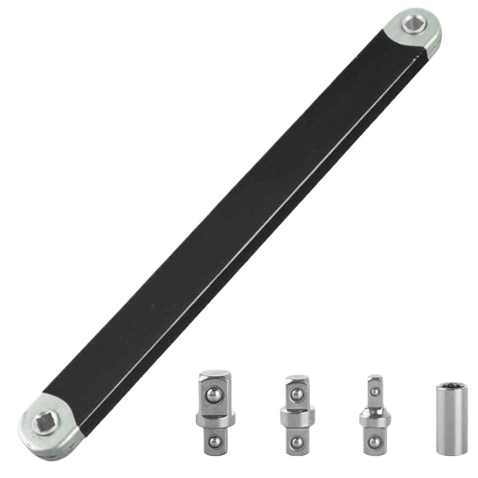 Verlängerungswerkzeug for Enge Räume 1/2 Zoll 1/4 Zoll 3/8 Zoll Verlängerungsschlüsselsatz Kombinations-Drehmomentschlüssel Autoreparaturwerkzeug(Black) von Ajhui