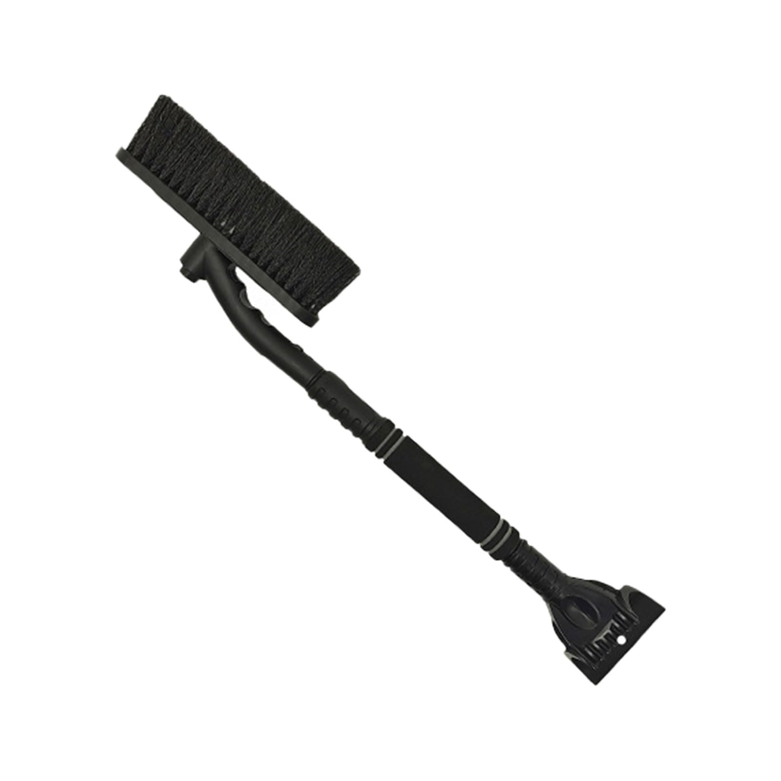 Ajuanbazha Schneefeger Ausziehbar, 360° Drehbarer Schneebürste, 3in1 Auto Reinigungsbürste, Eiskratzer Auto mit Besen Ausziehbar, Geeignet für Auto Windschutzscheibe und Fenster (Schwarz) von Ajuanbazha