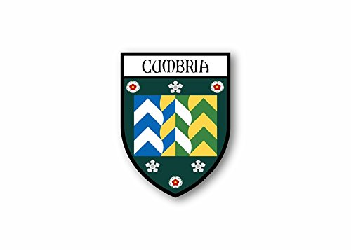 Akacha Aufkleber Sticker autoaufkleber Auto Wappen Schild Flagge Stadt Cumbria von Akacha